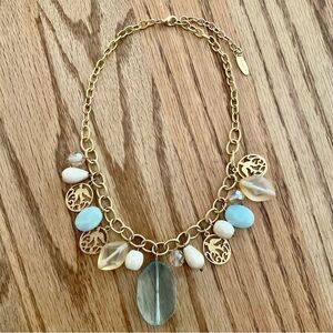 Nygard | Gold Pendant Necklace with Charms | 16” Adjustable